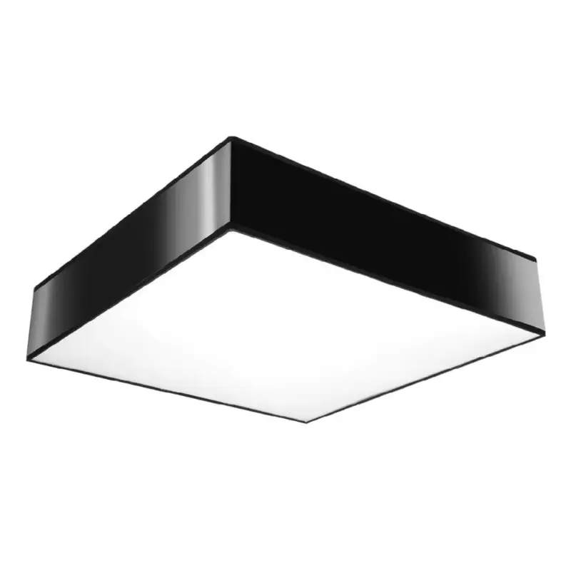 HORUS felületre szerelhető lámpatest 4xE27 négyzet alakú mennyezeti lámpa 55cm modern fekete-fehér SOLLUX Szezonális akció