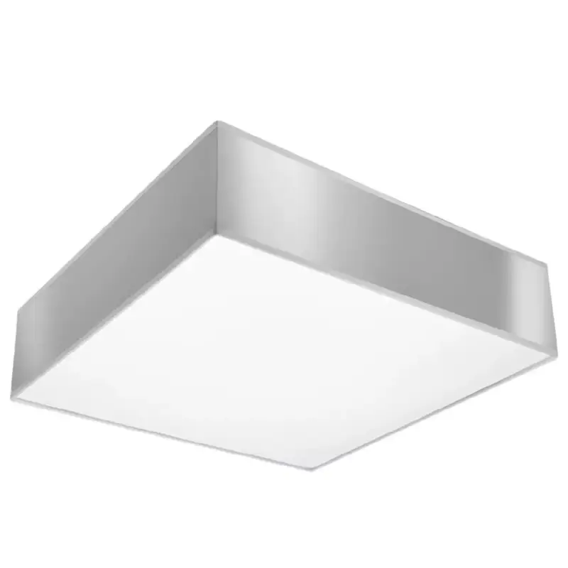 HORUS LED mennyezeti lámpa 2xE27 négyzet alakú lámpatest 35cm szürke SOLLUX Szuper ajánlat