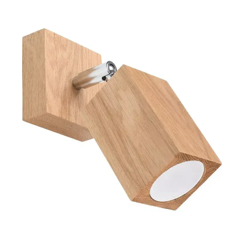 KEKE GU10 LED fali lámpa mozgatható tölgy SOLLUX fali lámpa Kedvezményes ár