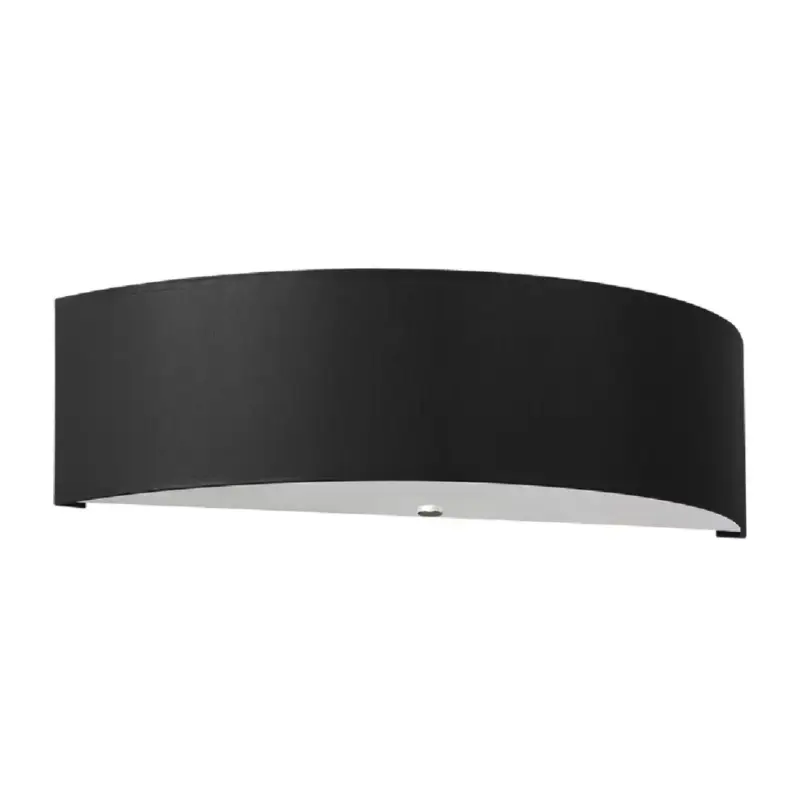 LED fali lámpa SKALA 2xE27 félkör alakú fali lámpa fekete SOLLUX Vedd meg online