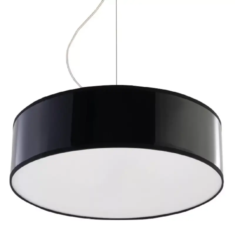LED függő mennyezeti lámpa ARENA 2xE27 kerek 35cm fekete SOLLUX Vedd meg most