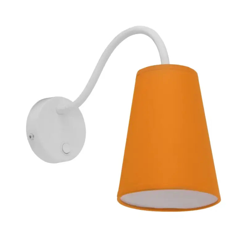 Vásárlói kedvenc WIRE COLOR Gyermek hullámlámpa lámpaernyő fehér és narancssárga Modern E27 2448 TK világítás