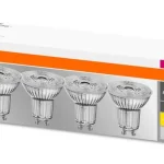 Olcsó 5PAK GU10 LED izzó 4.3W = 50W 350lm 2700K meleg 36° OSRAM alap