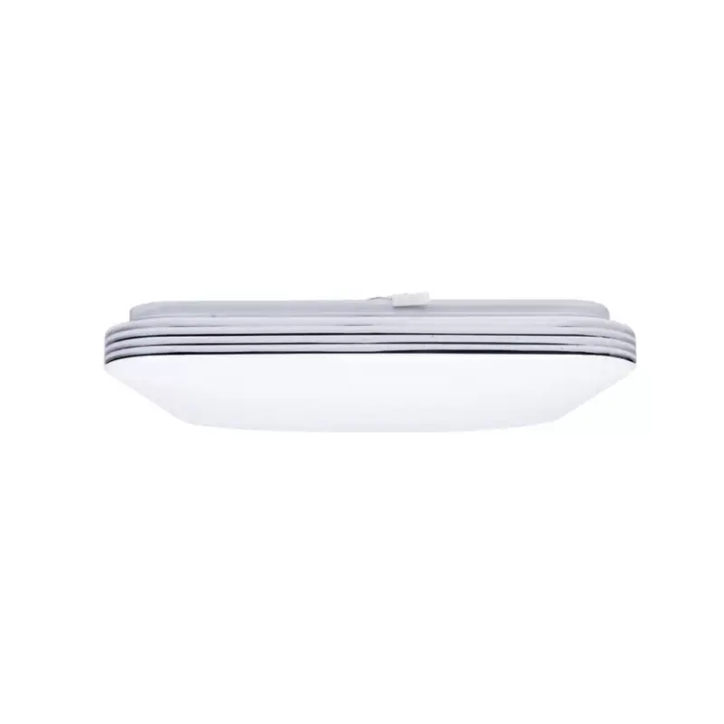 Csak ma Felületre szerelhető mennyezeti lámpa PALERMO 40W LED + REMOTE Négyzet Színbeállítás ML4856 Milagro Műanyag + Fém