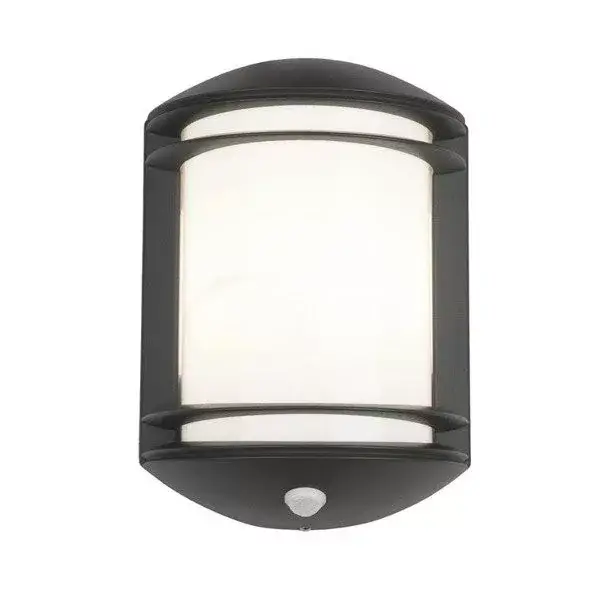 Szezonális akció Kerti lámpa Fali lámpa QUARTZ SENSOR 7016 E27 IP21 Sensor Graphite Nowodvorski