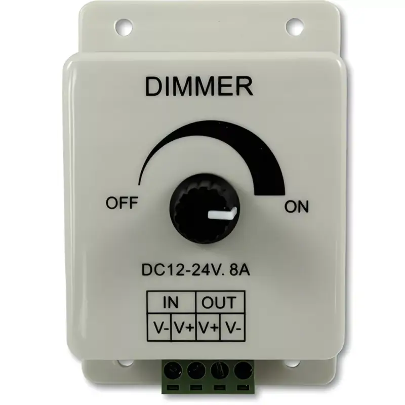 Végkiárusítás Dimmer LED szalagokhoz Kézi vezérlő 8A 12V gombbal