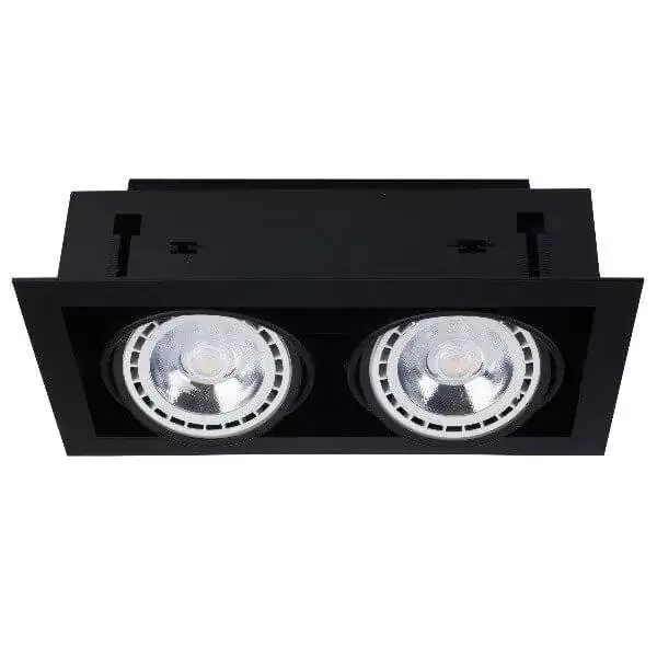 Legnépszerűbb DOWNLIGHT II mennyezeti lámpa 9570 Nowodvorski fekete 2xGU10 süllyesztett spot modern