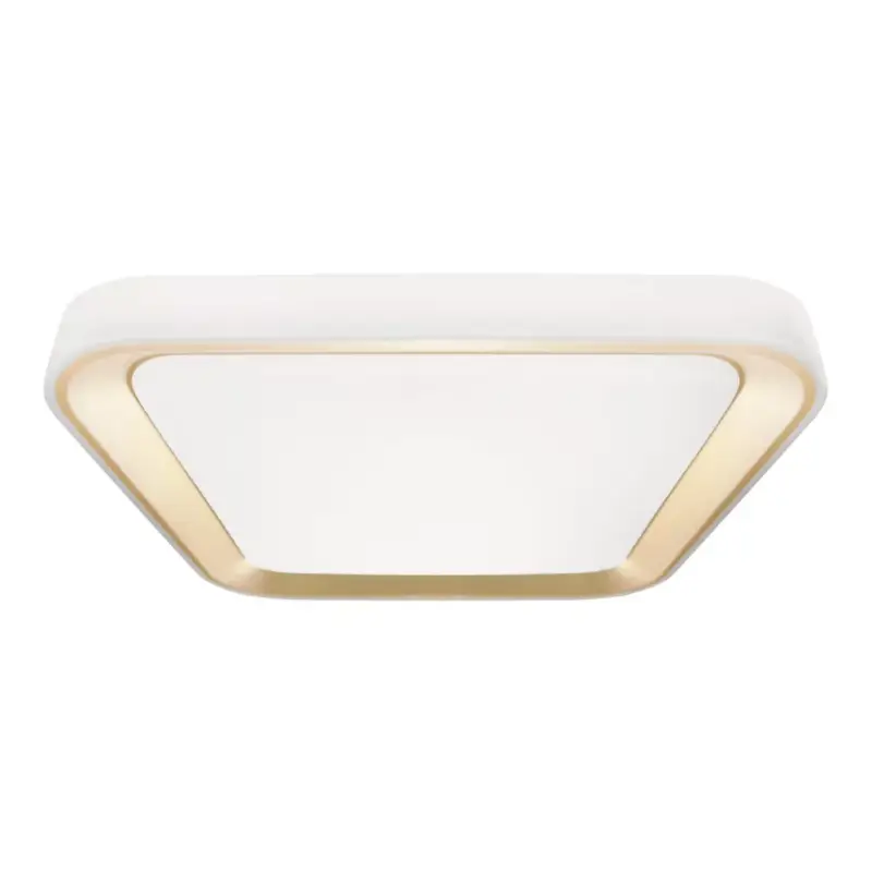 Azonnali szállítás LED mennyezeti lámpa felületre szerelhető Gold Square QUADRO 38W 40 cm CCT + Milagro távirányító