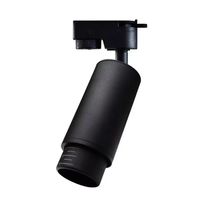 Különleges ajánlat Track spotlámpa Mica GU10 ZOOM Track Light mennyezeti lámpa Fekete Milagro