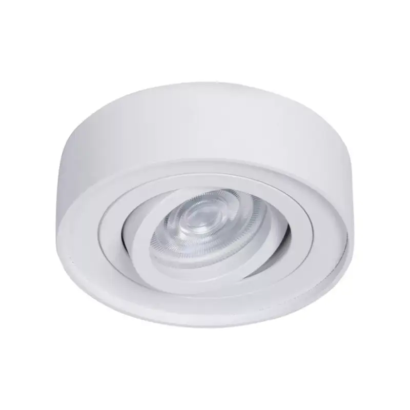 Biztonságos fizetés Süllyesztett HALOGÉN Tube Spot Light kerek fehér GU10 Nusa Movable Milagro