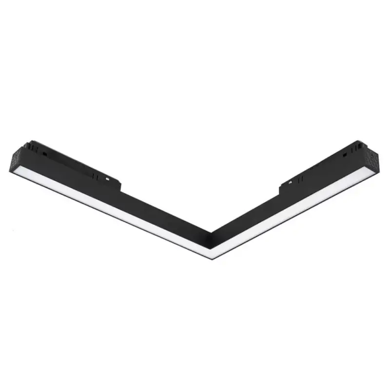 Rendeld meg most LED Line Rail lámpa 10W 4000K mágneses pályákhoz MAGNETIC TRACK Milagro Black Corner