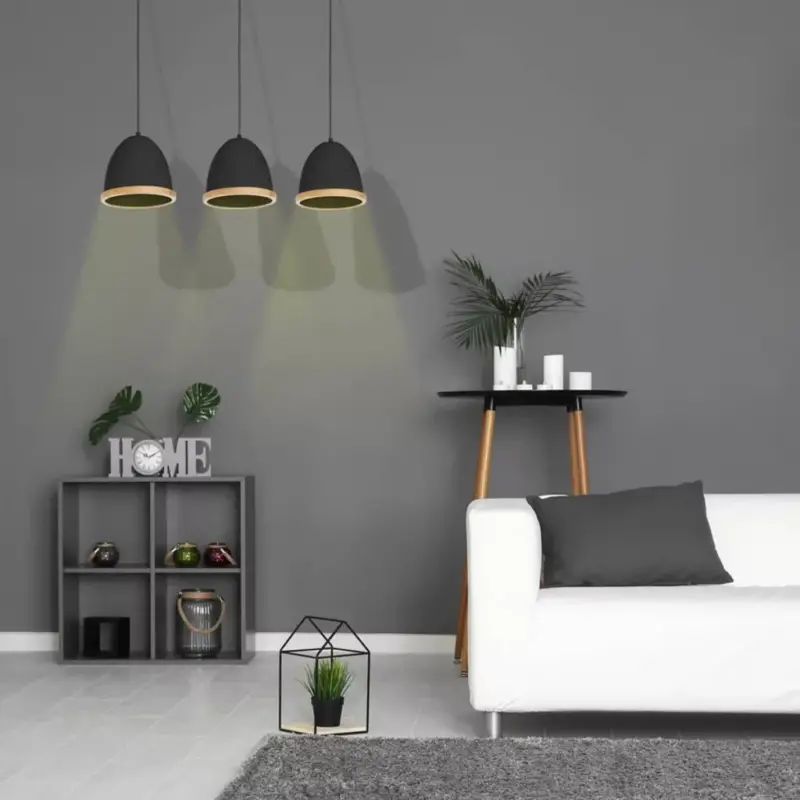 MiLAGRO STUDIO BLACK 3xE27 fekete függőlámpa Olcsó
