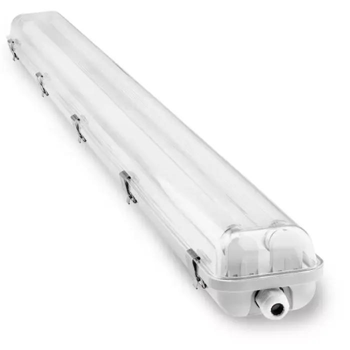 5x ARMATÚRA 120CM 2X T8 LED + 10x G13 LED FÉNYCSŐ 4000K 1800 LUMEN SEMLEGES ECOLIGHT Gyors szállítás