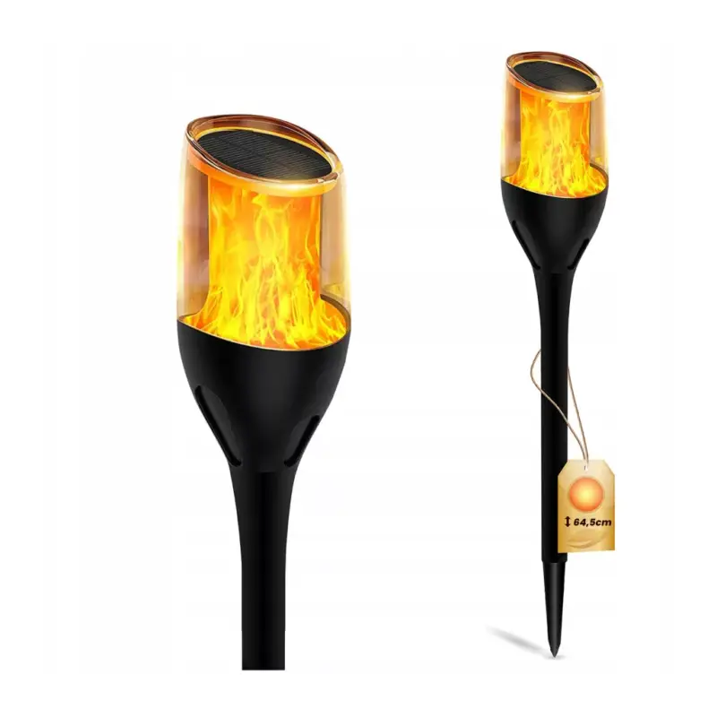 Utolsó esély Solar LED kerti lámpa kültéri lánghatású IGNIS 64 cm LUMILED