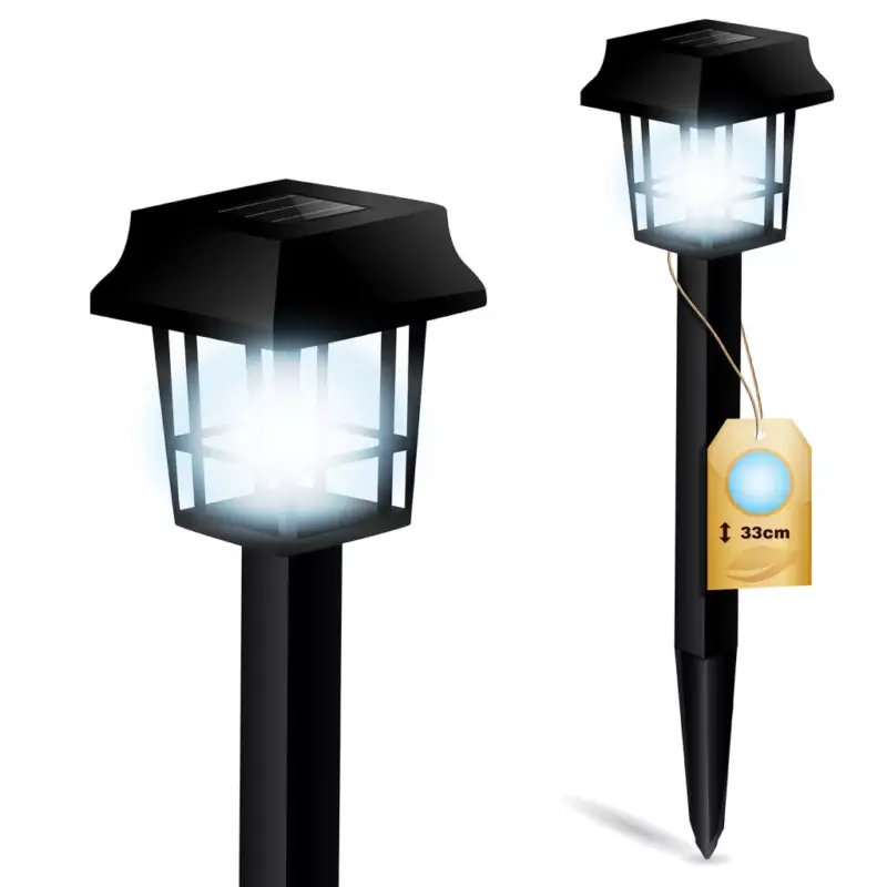 Biztonságos fizetés Napelemes kerti lámpa LED függőlámpa IP44 33cm szürkület érzékelő ASTRUM LUMILED