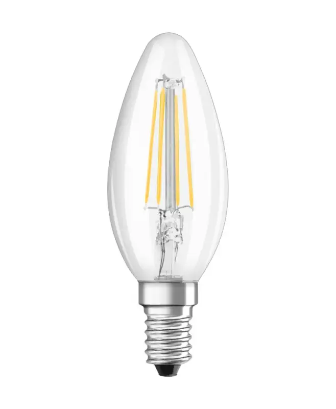 LED izzó B35 E14 5,5W = 60W 806lm 2700K meleg fehér FILAMENT LEDVANCE Szezonális akció