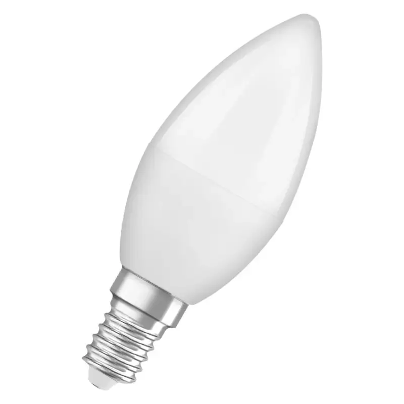 Olcsó LED izzó B37 E14 4,9W = 40W 2700K 470lm meleg fehér LEDVANCE