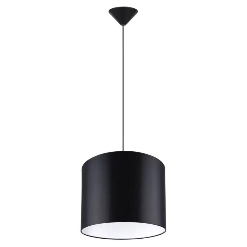 Kiárusítás NOVA 30 E27 fekete minimalista mennyezeti függőlámpa SOLLUX