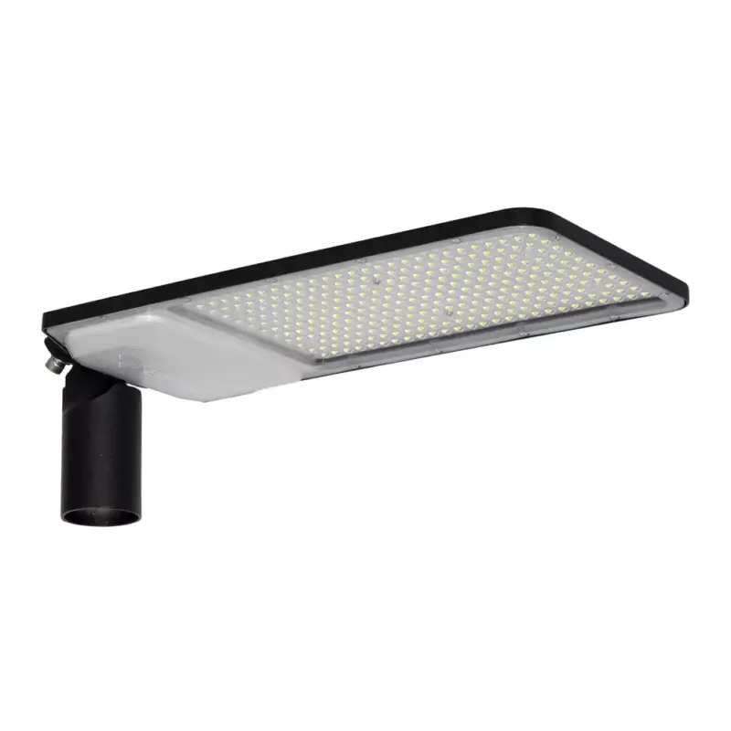 Népszerű LED utcai lámpa ipari közúti lámpatest 200W 24000lm 4000K IP65 fekete városi terület Ledvance