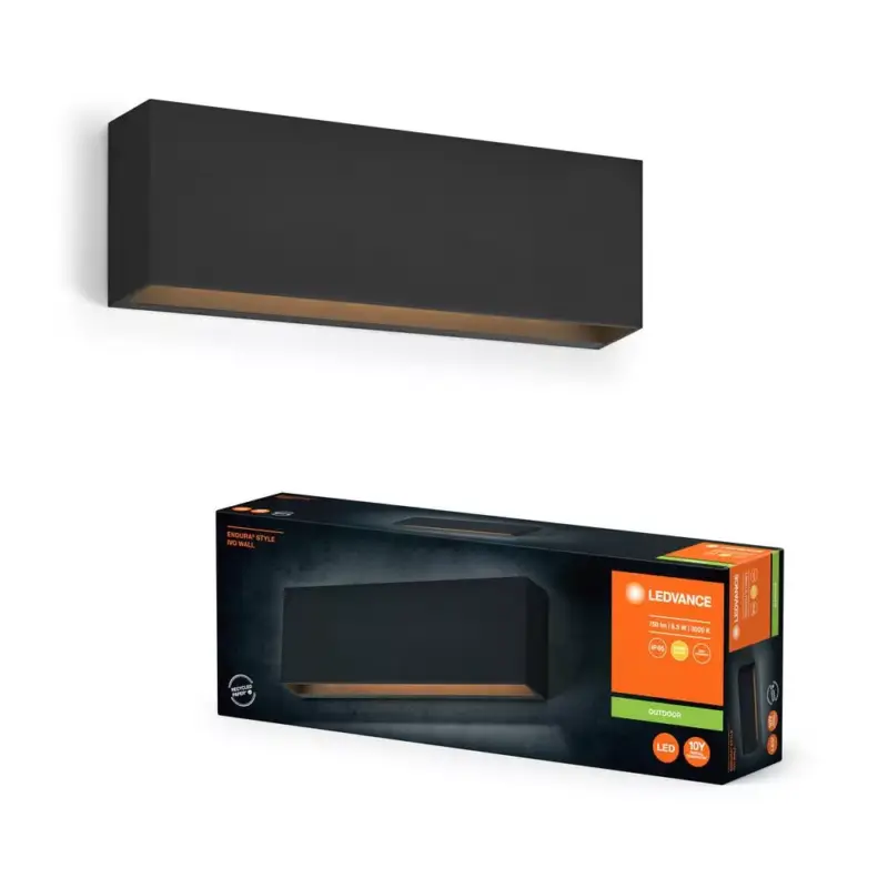 Prémium Kerti lámpa kültéri LED homlokzati fali lámpa 6,5W 400lm 3000K IP65 szürke Endura Ledvance