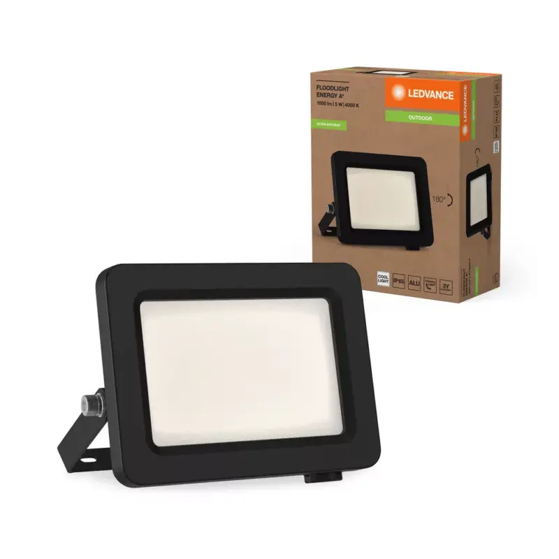 LED reflektor kültéri spotlámpa 5W 870lm 4000K IP65 Black Floodlight Ledvance Biztonságos vásárlás