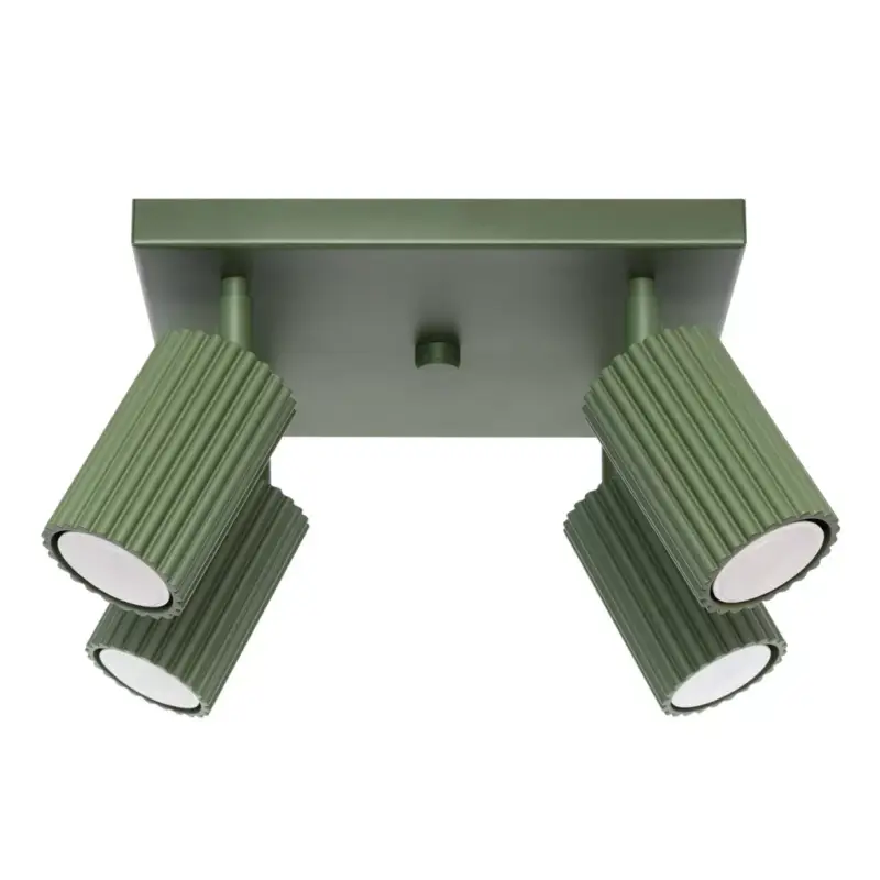 Legkelendőbb Mennyezeti Lámpa Spot Cső 4x GU10 Olive Karbon Deep Space SL.1621 Sollux