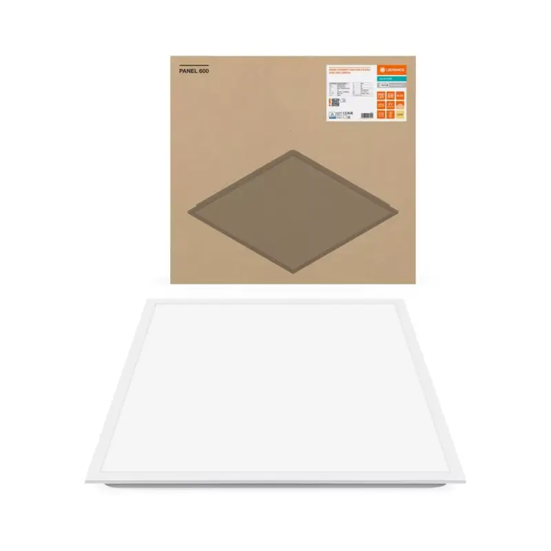 Újdonság LED Panel Irodai Mennyezeti Lámpa 33W 3630lm 3000K Meleg, Szabályozható, Felületre Szerelt, Süllyesztett, Fehér 60x60cm UGR19 Compact Ledvance