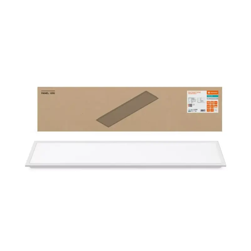 LED panel mennyezeti lámpatest 33W 3630lm 4000K Semleges, szabályozható fényerejű, felületre szerelhető, süllyesztett, fehér, 120x30cm, kompakt, Ledvance Csak ma