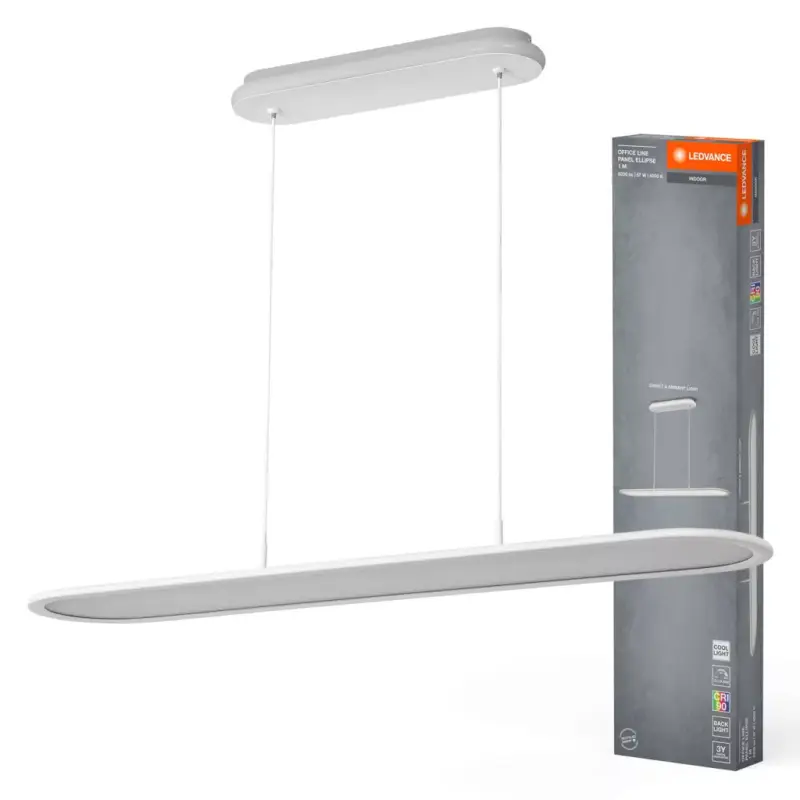 Mennyezeti lámpa, irodai lámpatest, LED panel, 57W, 3000lm, 4000K, semleges, szabályozható fehér, irodai termékcsalád, Ledvance Gyors szállítás