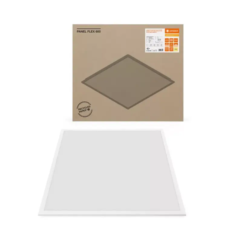 LED panel mennyezeti lámpatest 30W 4800lm 3000K meleg fehér 60x60cm Flex Ledvance Olcsóbb