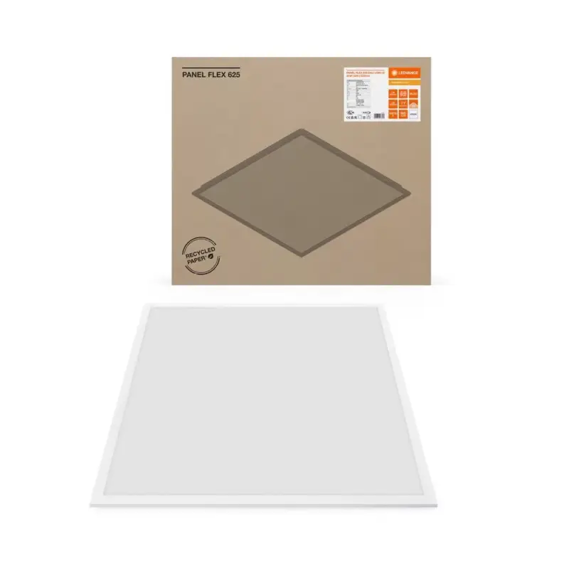 LED panel mennyezeti lámpatest 32W 5220lm 4000K semleges fényerejű, szabályozható, felületre szerelhető, süllyesztett, fehér, 62x62cm Flex Ledvance Csak ma