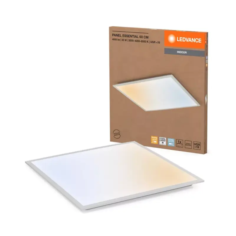 LED panel mennyezeti lámpatest 40W 3600lm 3000K - 6500K CCT felületre szerelhető fehér 60x60cm Essentials Ledvance Panel Expressz szállítás