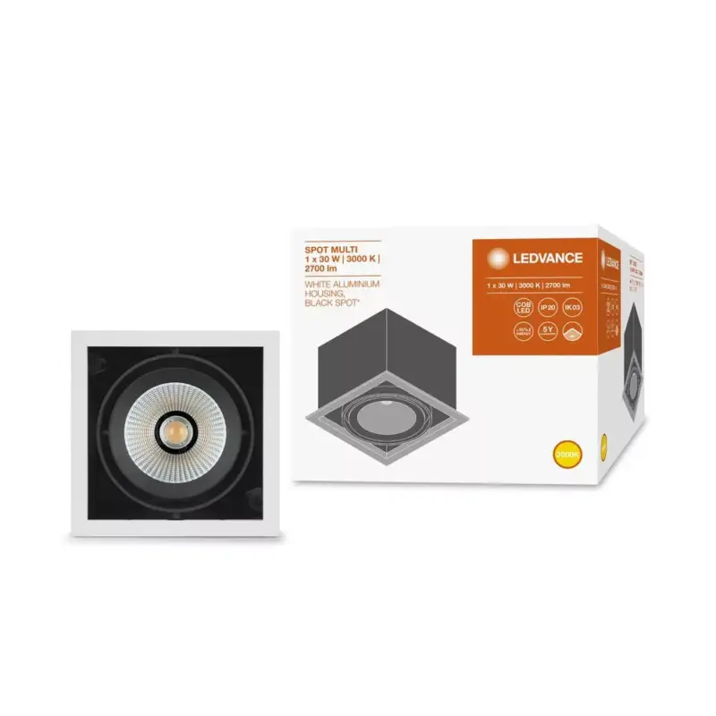 Legnépszerűbb LED Panel Süllyesztett Reflektor 30W 2700lm CCT Spot Fehér Multi Ledvance