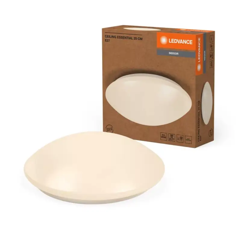 Mennyezeti lámpa, fali, felületre szerelhető, E27, fehér, Essentials Ledvance Legkelendőbb