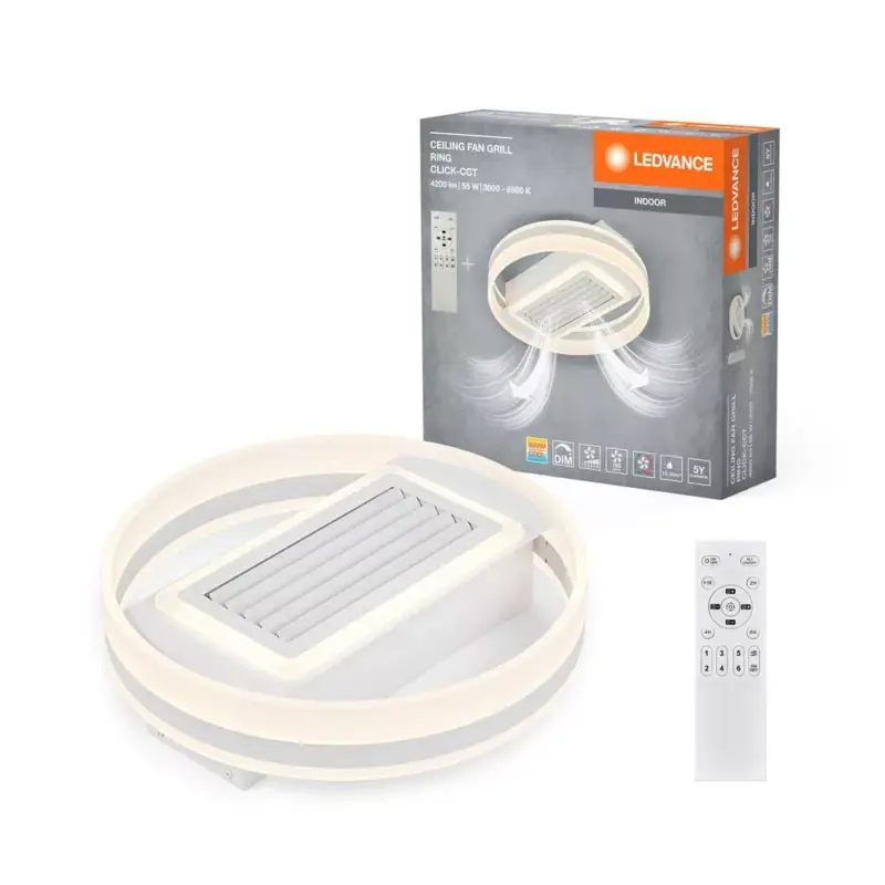 Újdonság LED Mennyezeti Lámpa Felületre Szerelt 55W 3100lm 3000K - 6500K CCT Szabályozható Fehér 50cm Mennyezet Ledvance