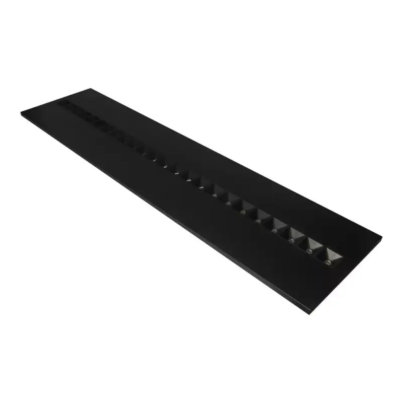 Különleges ajánlat LED panel mennyezeti lámpatest 27.5W 4000lm 4000K semleges színű, süllyesztett, fekete, 120x30cm-es rácsos függöny Ledvance