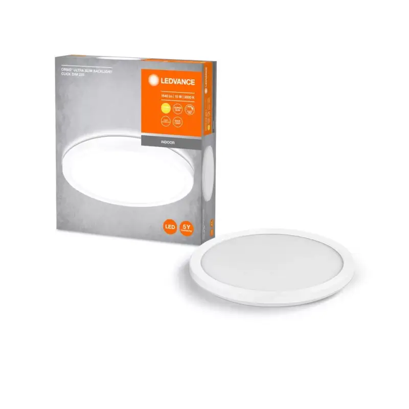 Újdonság LED mennyezeti lámpa 15W 1100lm 3000K Meleg, szabályozható, felületre szerelhető fehér 23,5cm Orbis Ledvance