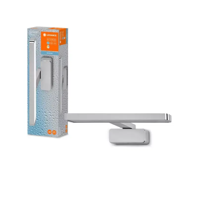 Prémium LED Fürdőszobai Lámpa Fali Világítás Tükör Felett Szabályozható 7W 380lm CCT Króm IP44 40cm Obris Ledvance