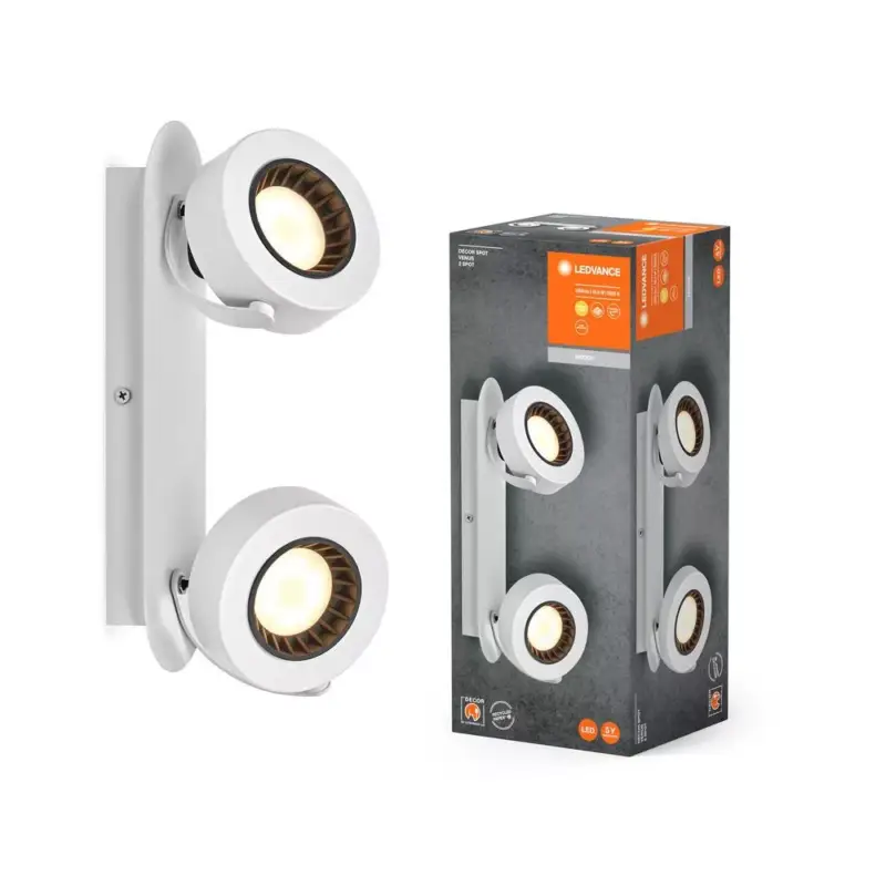 LED Fali Mennyezeti Lámpa Szett Felületre Szerelhető 10.5W 450lm CCT Dekoratív Fehér Spotlámpa Venus Ledvance Vedd meg online
