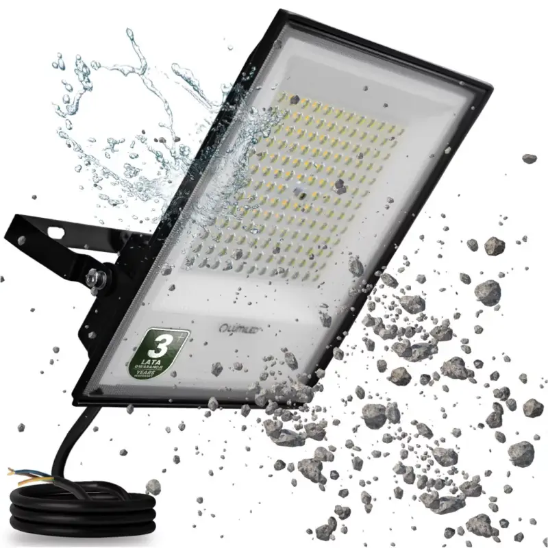 Szezonális akció Világos kültéri LED reflektor, vízálló, 50W, 5500lm, 4000K, IP65, LUMILED