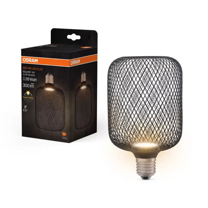 Olcsóbb LED dekoratív izzó E27 3,5 W = 28 W 300 lm 2700 K 100° Meleg Dekor Osram