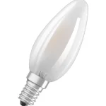 2x LED izzó B35 gyertya E14 4W = 40W 4000K 470lm Semleges 300° Retrofit Filament CLASSIC Osram Gyors szállítás