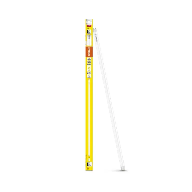LED fénycső G13 T8 7W = 16W 765lm 3000K Meleg 190° 72cm TUBE EM Osram Kedvezményes ár