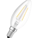 Prémium LED izzó B35 gyertya E14 6.5W = 60W 806lm 2700K Meleg 320° Szabályozható izzószálas PARATHOM Retrofit Osram