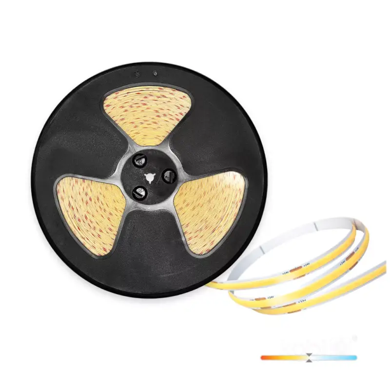 LED szalag 5W 500lm 4000K Semleges 16000LED 12V 50m CRI90 Tramo Prémium Kobi Olcsóbb