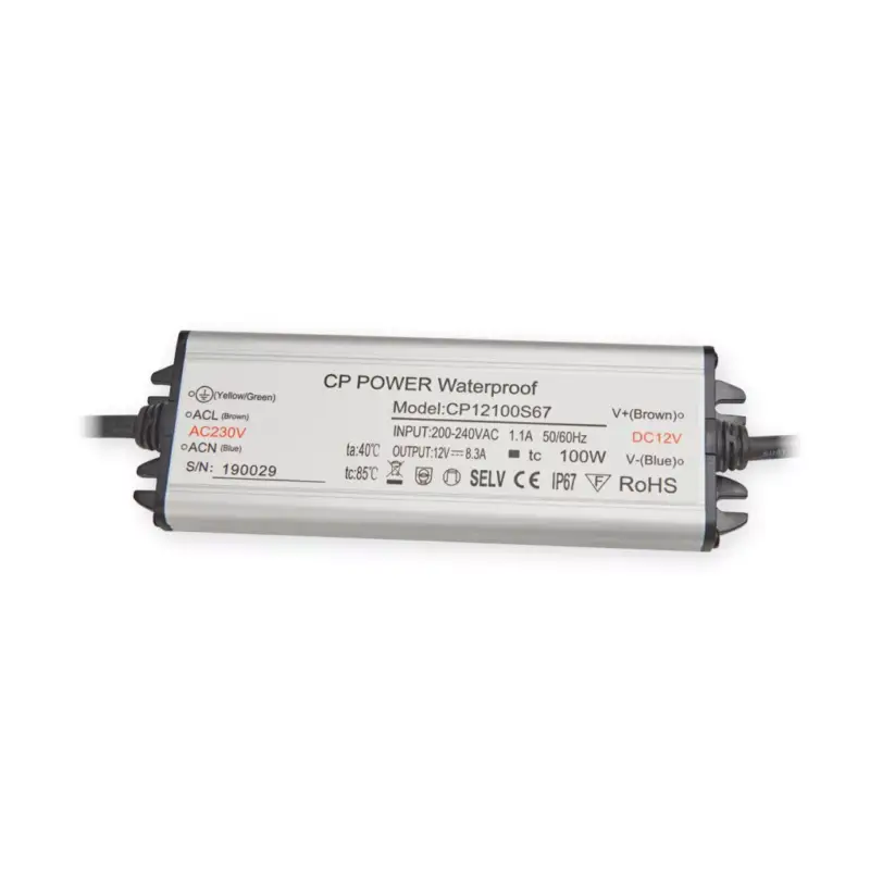 Azonnali szállítás Kobi 12V 80W 6.67A IP67 külső tápegység