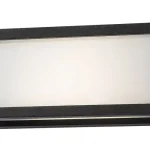 Szezonális akció Rábalux Lublin LED kültéri fali lámpa 10W 480lm 4000K fekete IP54 77099