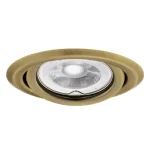 Akciós ár Kanlux ARGUS II beépíthető spotlámpa kerek billenthető matt réz IP20 CT-2115-BR/M