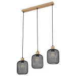 Különleges ajánlat Rábalux Grendel indusztriális stílusú hármas függeszték E27 3x60W 3132