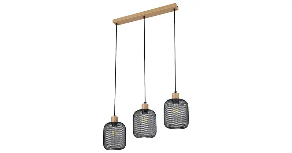 Különleges ajánlat Rábalux Grendel indusztriális stílusú hármas függeszték E27 3x60W 3132
